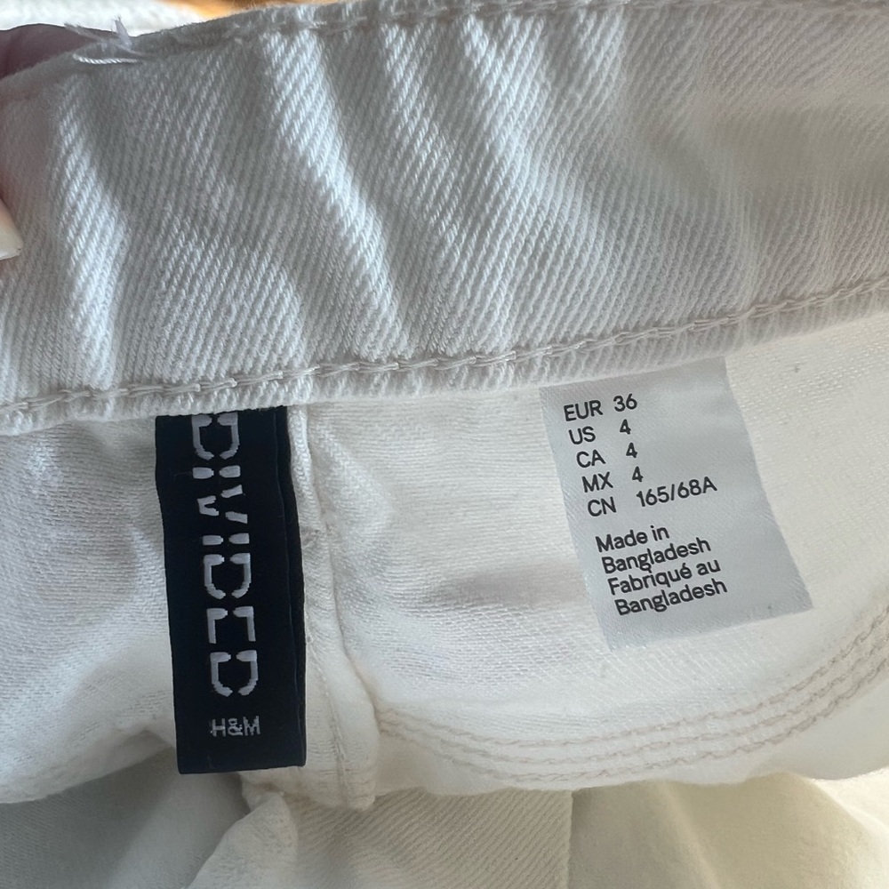 H&M Off-White Cargo Pants - Picture 4 of 4
